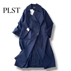プラステ PLST トレンチコート ネイビー 紺 Lサイズ ロング ダブル はっ水 2026SS 新品タグ付き VERY掲載 春秋 アウター 定価2.7万 6A009のサムネイル