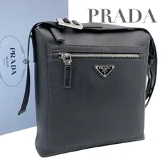 【価格交渉/質問大歓迎♪】【極美品】　近年モデル　プラダ　サフィアーノ　ショルダーバッグ　黒　6021