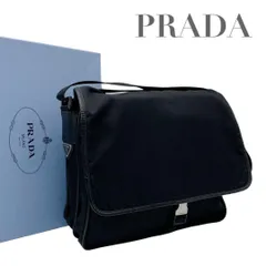 【価格交渉/質問大歓迎♪】【極美品】プラダ　ナイロン　ショルダーバッグ　三角ロゴ　ブラック　5853