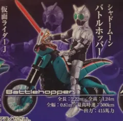 バンダイ ライダーマシンクロニクル6/特撮メカコレクション 仮面ライダーBLACK シャドームーン/バトルホッパー