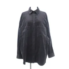 ベイフロー BAYFLOW コーデュロイシャツ 3 グレー 無地 レギュラーカラー 長袖 胸ポケット ECF001 /SX ■ECF001