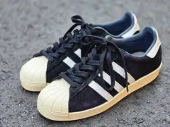 アディダス superstar ブラック スウェード 240mm