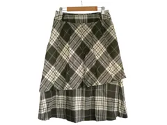 k03260303027　自由区　40　マルチカラー　　スカート　ミディアム丈　通年