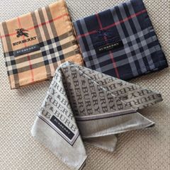 メンズハンカチセット新品 BURBERRYバーバリーハンカチ - メルカリ