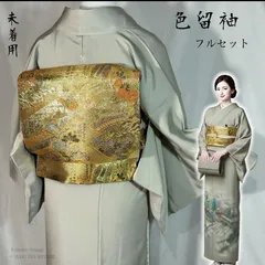 未着用　正絹　色留袖　フルセット　5点　フォーマル　上質