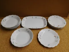 送料無料 深川製磁 蝶 皿揃い 囗T巛