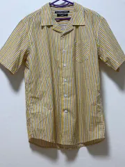 オープンカラー コットン 半袖 シャツ