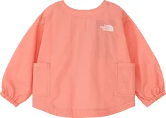 ザ・ノース・フェイス THE NORTH FACE アウトドア フィールドスモック ベビー 赤ちゃん キッズ 子ども トップス 羽織 撥水 キャンプ 公園 外遊び 砂場 お出かけ イージーケア ボタン付き ロゴ  NPB22501 CH コーラルクラッシュ