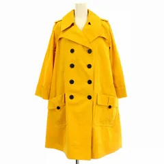ダイアンフォンファステンバーグ DIANE von FURSTENBERG トレンチコート S7656606P9 ダブル ロング コート 8 黄色 イエロー /☆Gのサムネイル