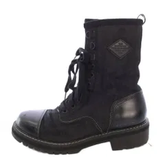 ジースターロウ G-Star RAW Minor Zip Boots High デニム ショートブーツ レースアップ US7 ブラック /TKのサムネイル