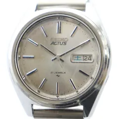 セイコー SEIKO 5 ACTUS アクタス 7019-7060 腕時計 ウォッチ 自動巻き デイデイト カレンダー付き シルバー色 ■GY11 /MQ