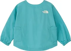 ザ・ノース・フェイス THE NORTH FACE アウトドア フィールドスモック ベビー 赤ちゃん キッズ 子ども トップス 羽織 撥水 キャンプ 公園 外遊び 砂場 お出かけ イージーケア ボタン付き ロゴ  NPB22501 RI リバーアイス