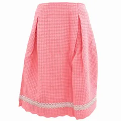 センソユニコ Senso unico フレアスカート ひざ丈 ファンシーツイード レース 40 L ピンク /SS 0909 ■SUのサムネイル