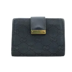 グッチ GUCCI カードケース 名刺入れ GGキャンバス ロゴ 黒 ブラック ■GY11 /MQ ■OH