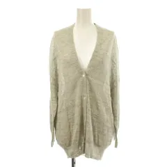 アーバンリサーチ ドアーズ URBAN RESEARCH DOORS 25SS リネンVネックカーディガン 麻 リネン M グレー Vネック /JP