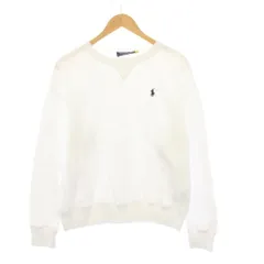 ポロ ラルフローレン POLO RALPH LAUREN スウェット トレーナー 長袖 スモールポニー S 白 /KH