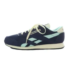 リーボック Reebok CLASSIC NYLON クラシックナイロン スニーカー シューズ 28.5cm ネイビー 水色 28.5cm 100209552 ■SH /RI ■OS