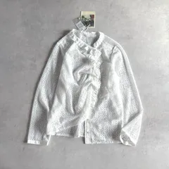タグ付き未使用 / GO TO HOLLYWOOD ゴートゥーハリウッド / Race Asymmetry Shirt レース アシンメトリー シャツ / レディース 2 / ホワイト / ブラウス トップス