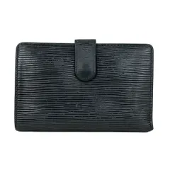 LOUIS VUITTON(ルイヴィトン) 2つ折り財布 エピ ポルト モネ・ビエ ヴィエノワ M63272 ノワール イニシャル刻印 レザー