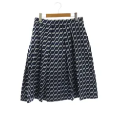 エンポリオアルマーニ EMPORIO ARMANI 総柄 タックスカート ロング 01 ネイビー /HK ■OSのサムネイル