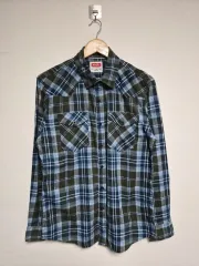 Wrangler(ラングラー) CHECK ウェスタン シャツ Mサイズ - S339