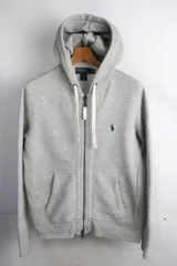 ラルフローレン Ralph Lauren ジップアップ パーカー【M】【古着】【中古】【メンズ】【レディース】【ヴィンテージ】 【ビンテージ】 【vintage】 アメカジ オールド 90’s 90s フーディ ワンポイント 刺繍 シンプルロゴ RRL