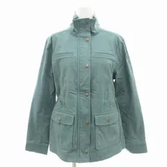 エルエルビーン L.L.BEAN スタンドカラージャケット XS 緑 グリーン /UD ■GY03