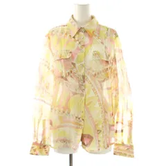 エミリオプッチ EMILIO PUCCI シャツ 総柄 長袖 I42 イエロー ピンク /HK ■ECD001のサムネイル