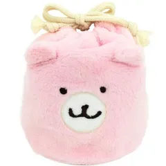 【数量限定】フェイス巾着 くまさんポシェット CHIIKAWA CKW-040 マリモクラフト W16×H16×D1cm