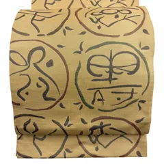 平和屋着物●名門木屋太　今河織物　六通柄袋帯　花鳥文　正絹　逸品　CABC4648dy 平和屋着物○名門木屋太 今河織物 六通柄 本袋帯 花鳥文 正絹 逸品