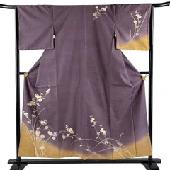 そらめぐページです蜀江花鹿の子文　金彩　鈴乃屋扱い　逸品　正絹　袷 メルカリ