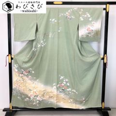 袋帯 西陣織 京の名工 和泉博山 紬 孔雀 花模様 燻銀色 O-4820 袋帯 西陣織 京の名工 和泉博山 紬 孔雀 花模様 燻銀色 O-4820 - メルカリ