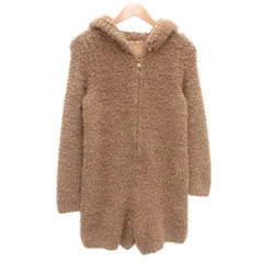 ジェラートピケ gelato pique HALLOWEEN ルームウェア F テディベア オールインワン 茶 ブラウン /ML ■GY06