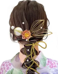 【特価商品】和玉 組紐 水引 ヘアアクセサリー 花嫁 パール 和服 着物 袴 和装 J3000 結婚式 卒業式 振袖 A 髪飾り 成人式 浴衣