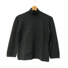 ジェニー ハイネックニット 長袖 ウール混 トップス レディース USA 4サイズ ブラック GENNY 【中古】