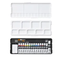 新品 ターナー色彩(Turner Color) ポスターカラー 15色プレンティセット(木棒入り) PC15PYK4のサムネイル