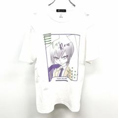 [신품 / 번역 개미] [인상 NB] arma bianca SHAMAN KING 샤먼 킹 도련 타오렌 lette-graph T 셔츠 TV 애니메이션 반소매 둥근 목면 100 % L 흰색 남성