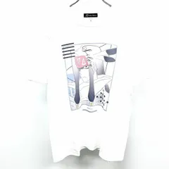 【新品/訳アリ】[印象NB] arma bianca アルマビアンカ Tシャツ メンズ L 白 綿100% SHAMAN KING TVアニメ シャーマンキング パッチ族 シルバ lette-graph 半袖のサムネイル