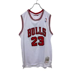【Mitchell&Ness】 NBA Chicago Bulls Basketball Shirts JORDAN シカゴブルズ ゲームシャツ S-5133