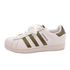 アディダスオリジナルス adidas originals スーパースター W スニーカー シューズ ローカット 22cm ホワイト ゴールドカラー B41513 /FF