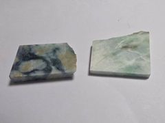 透明感 結晶キラキラ 土倉沢翡翠4個合計15g ヒスイ ヒスイ 糸魚川