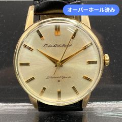 セイコー SEIKO クオーツ ゴールド ホワイト文字盤 スクエア 7N01-5B40