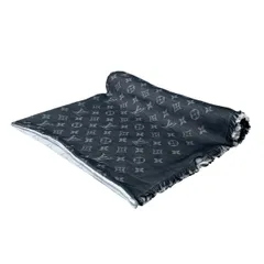 LOUIS VUITTON(ルイヴィトン) ストール(ショール) コレクションライン エトール・モノグラム バイカラー M70113 黒×白 コットン