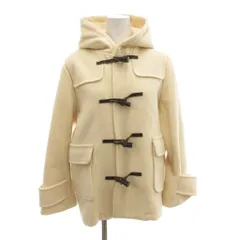 ミラオーウェン Mila Owen ダッフルコート 1 トグルボタン ショート丈 ウール アイボリー /AE