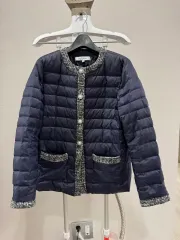 デイリーラウンジ ツイード 軽量 ダウン 66 サイズ