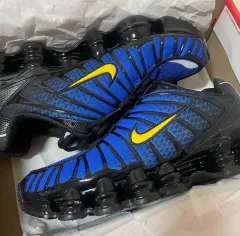 ナイキ ショックス TL スニーカー (ブラック/ブルー/イェロー) 275