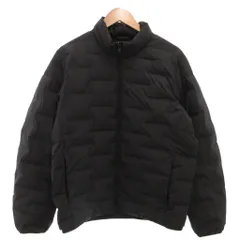 ユニクロ パフテックジャケットノンキルト ブラック XL UNIQLO - ユニクロ パフテックキルティングジャケット ブラックの通販
