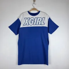 X-Girl ビックロゴ 半袖 Tシャツ ロング丈 / ミニ ONE PIECE
