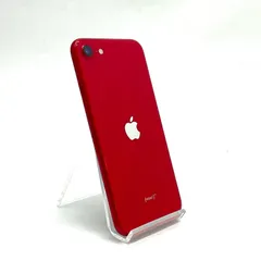 【全額返金保証】【最速発送】 iPhone SE（第2世代） 64GB プロダクトレッド au SIMフリー 白ロム 美品 動作確認済 80%