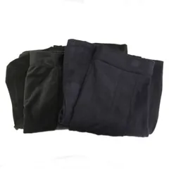 エニィファム anyFam ワイド パンツ 2点セット ネイビー グレー 2